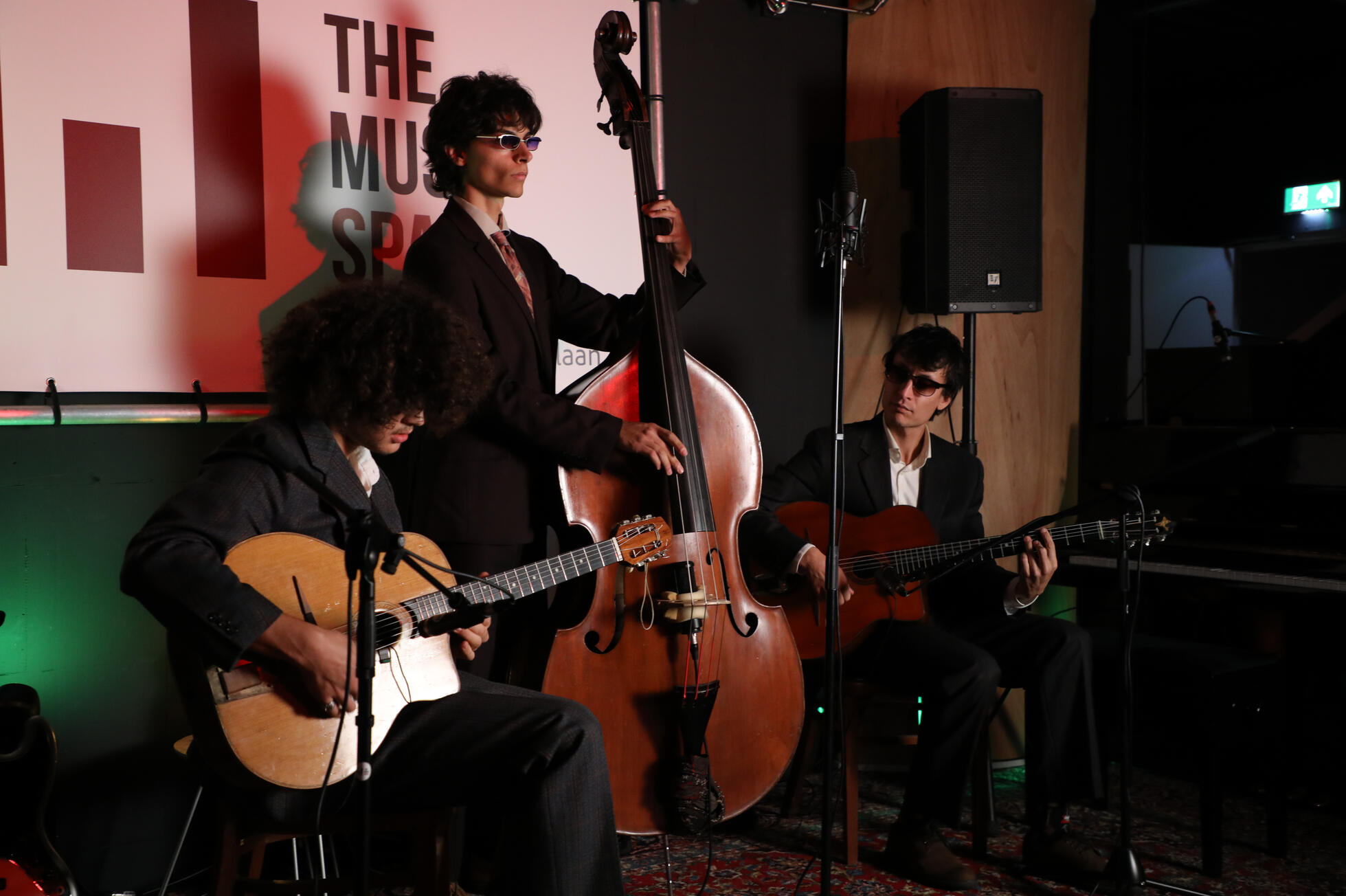 Trio recording The Music Space, Utrecht 2026
